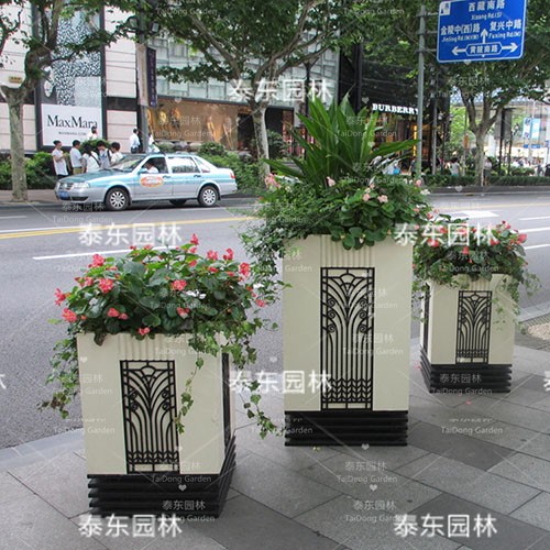 商業街花箱
